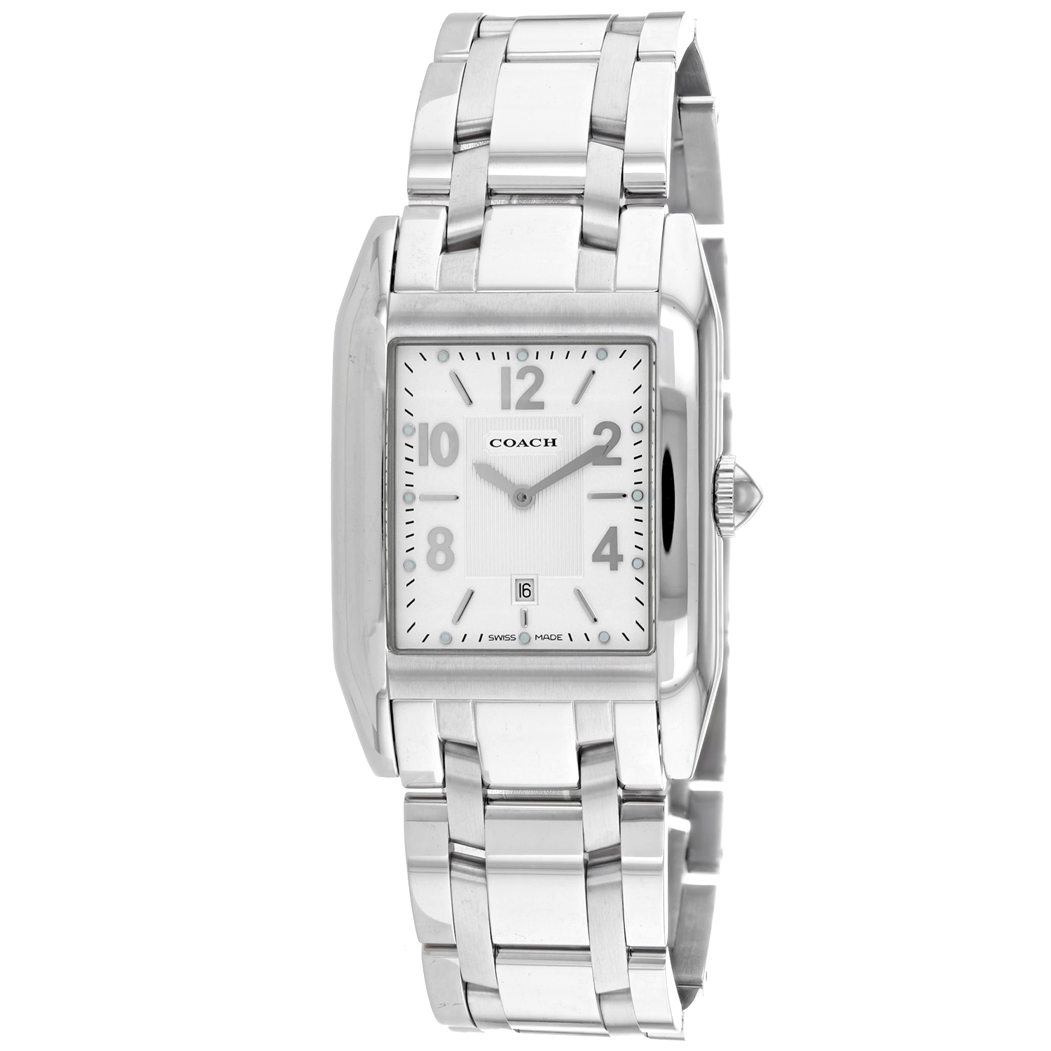 Coach Men's Commerce Root White Dial Watch - 14600490 | eBay