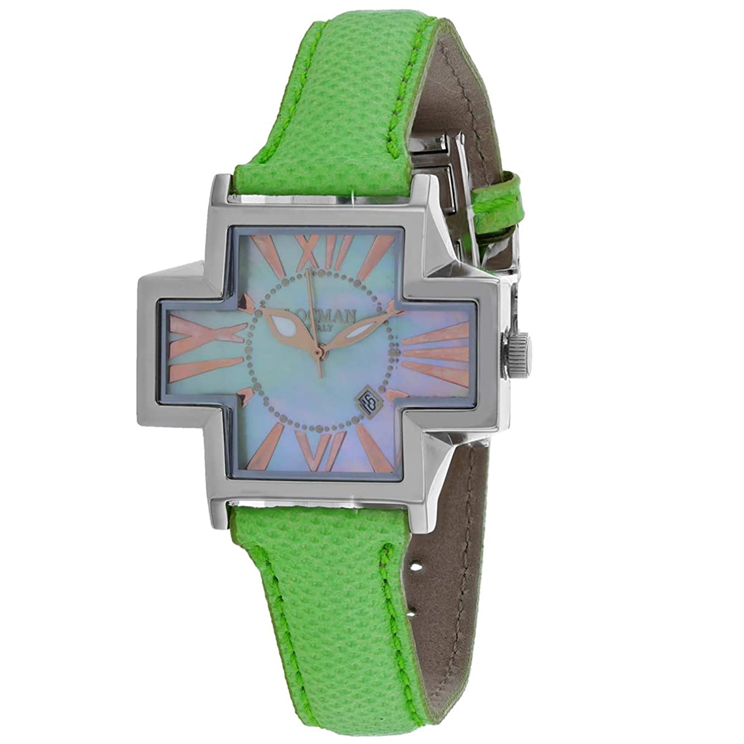 Locman Italy Plus 40mm Mop Dial Quartz Women's Watch 181MOPGR/GR KS