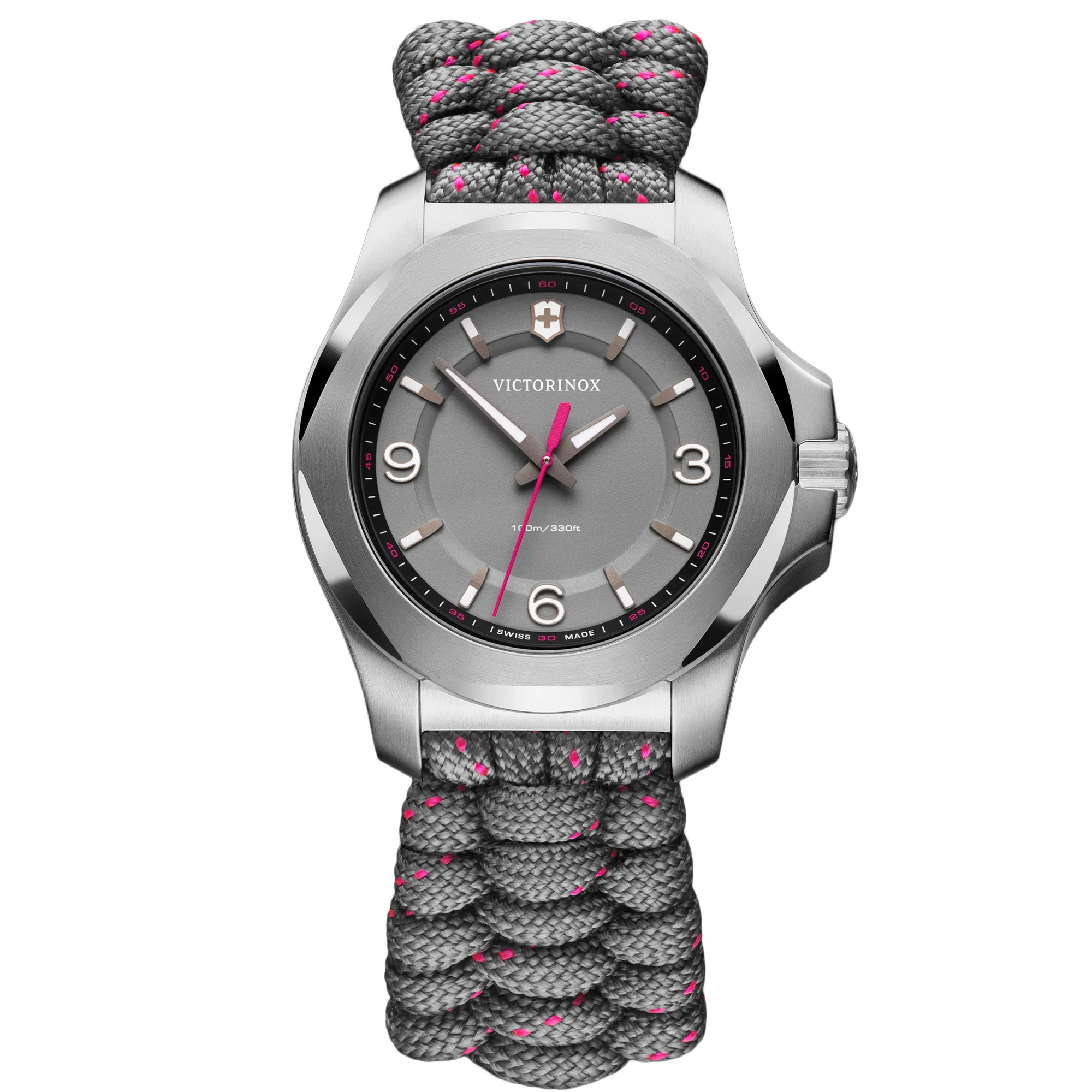 Victorinox INOX V 37mm Grey Dial Quartz Women's Watch 241920