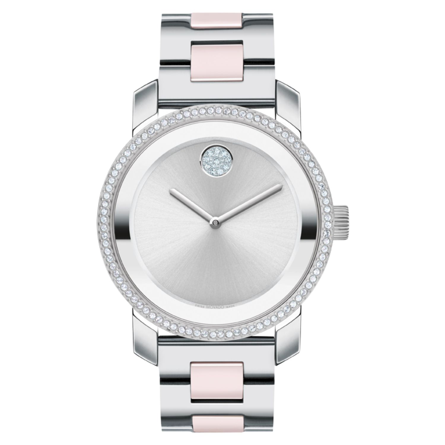 Movado Iconic 36mm Silver Dial Quartz Women's Watch 3600881