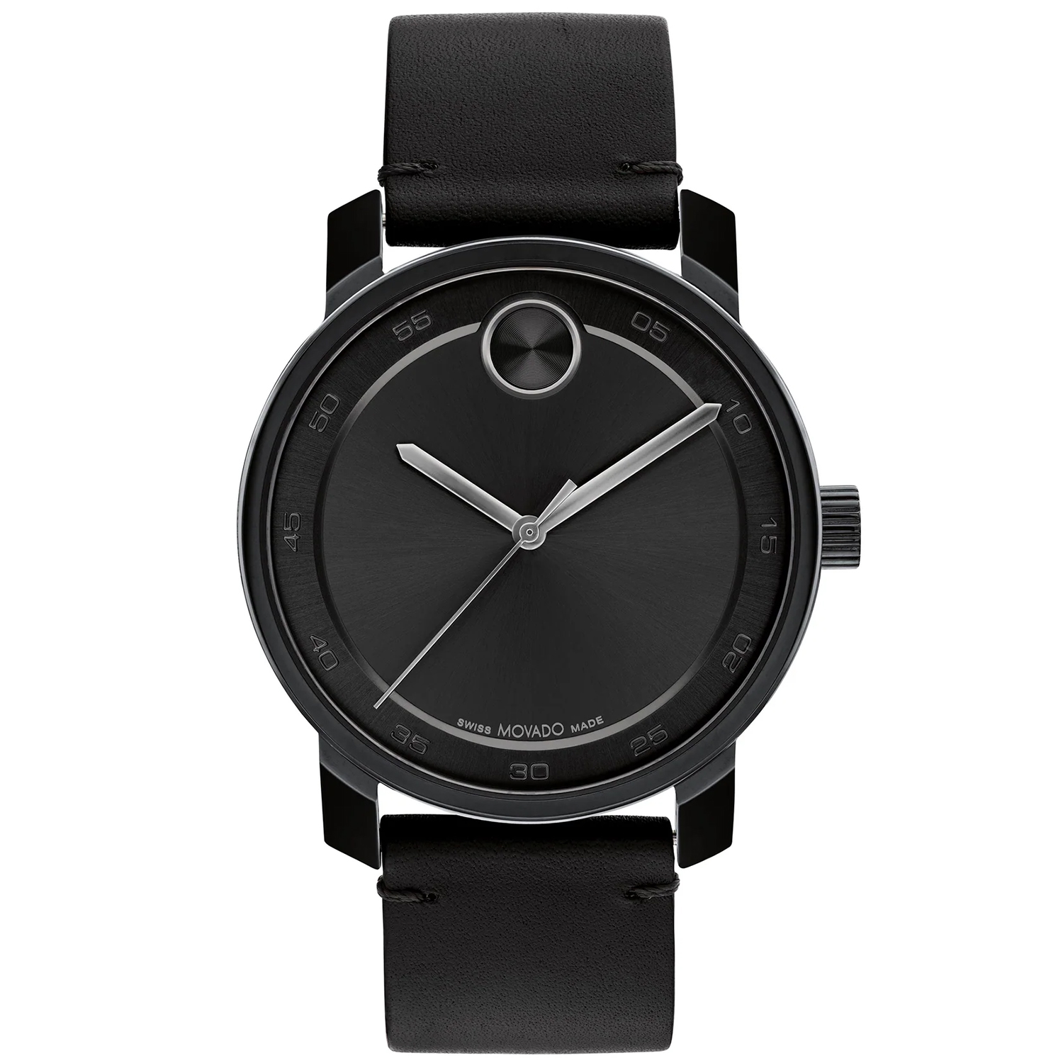 Movado Bold 41mm Black Dial Quartz Men's Watch 3600918