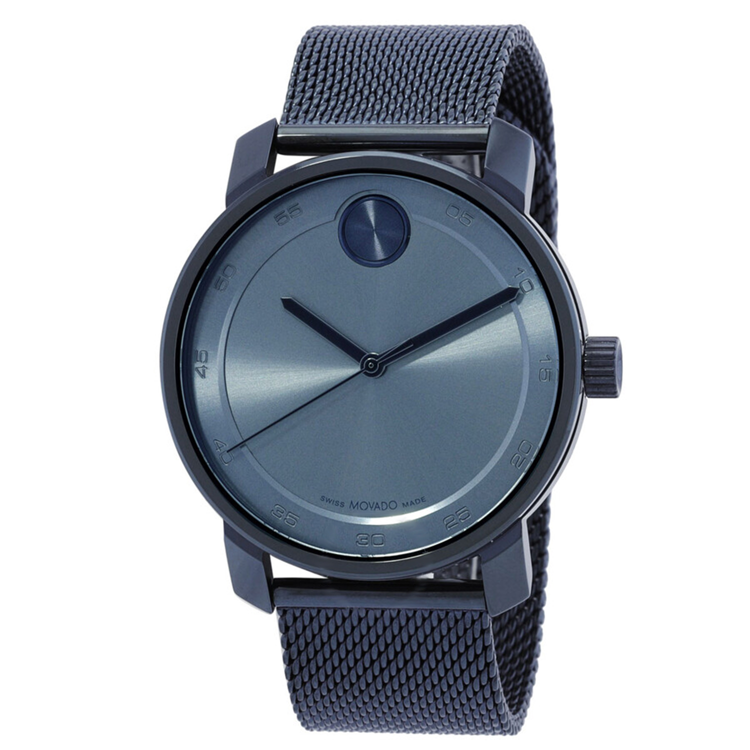 Movado Bold 41mm Blue Dial Quartz Men's Watch 3600959