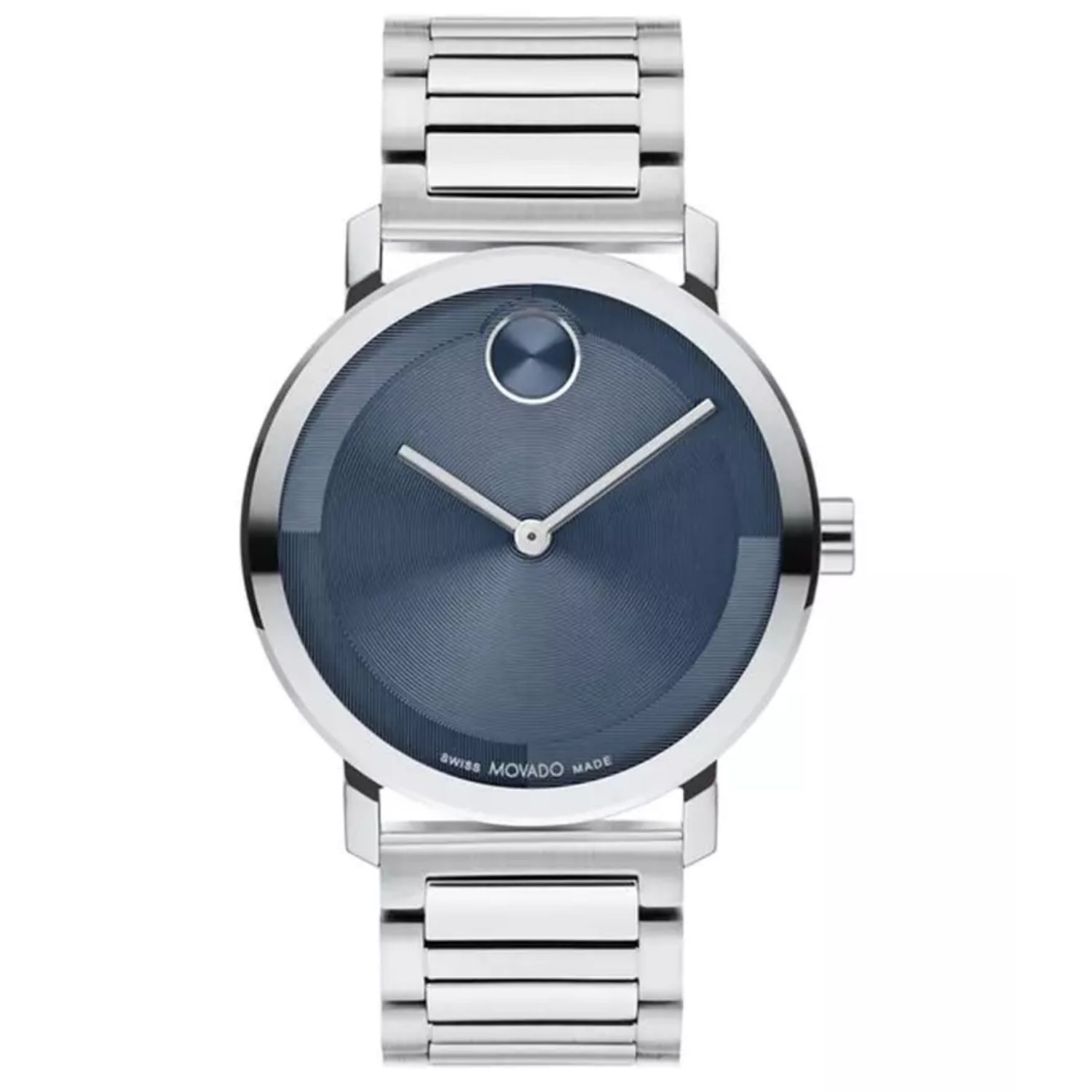 Movado Bold Evolution 40mm Blue Dial Quartz Men's Watch 3601155