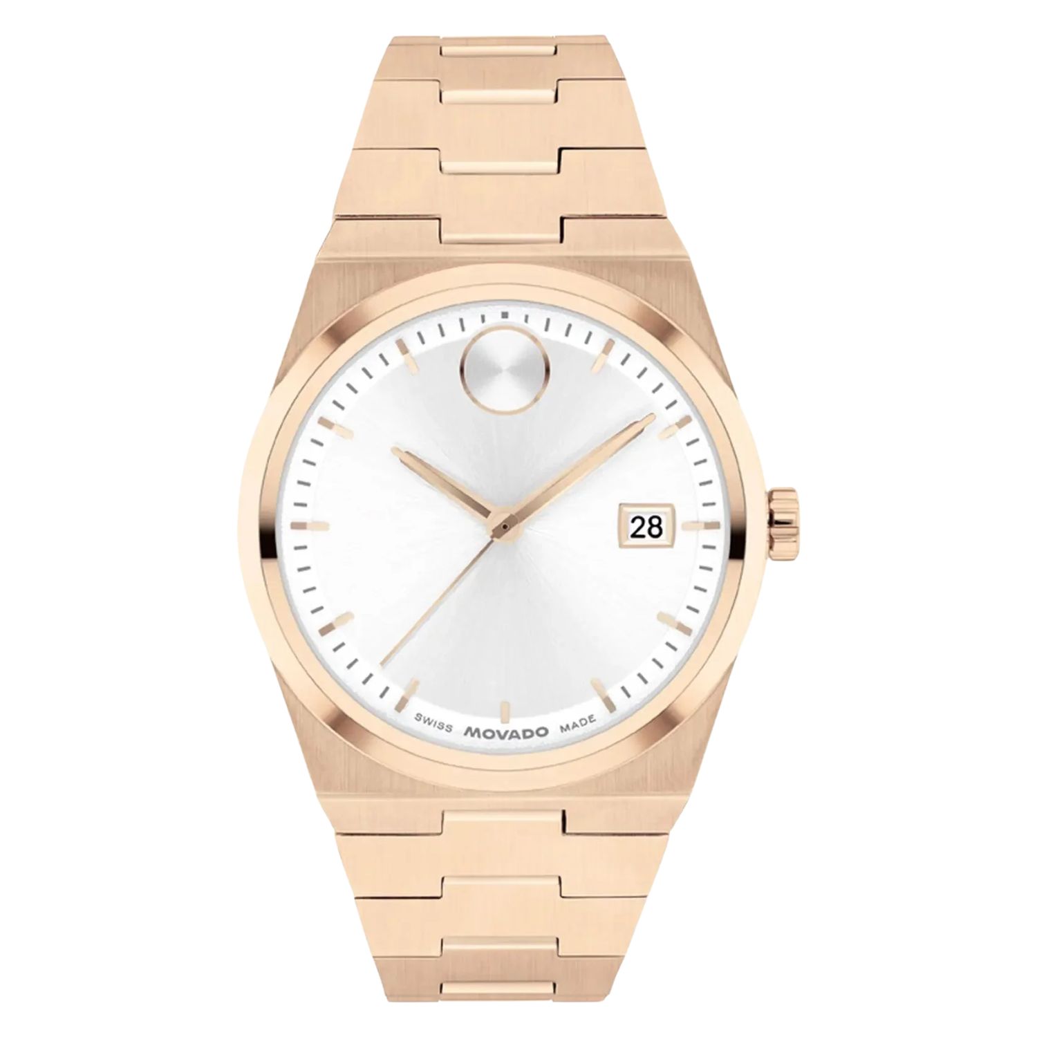 Movado Bold Quest 35mm White Dial Quartz Women's Watch 3601188