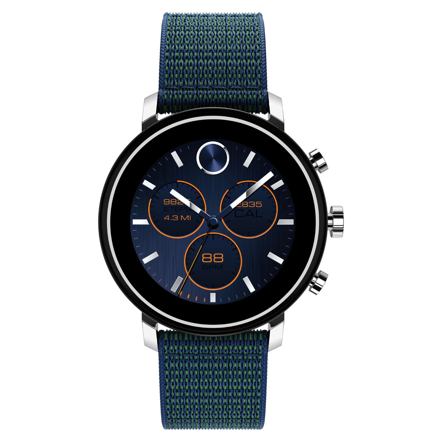 Movado Connect 42mm Black Dial Digital Unisex Watch 3660030