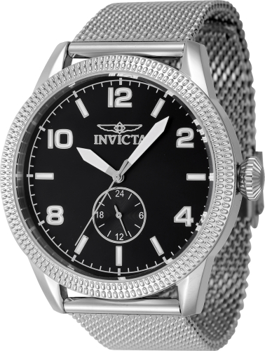 Invicta Vintage 44mm Black Dial Quartz Men's Watch 47134