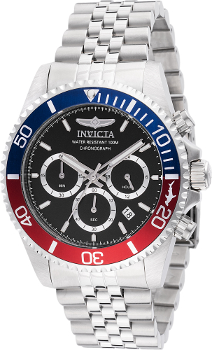 Invicta Pro Diver 43mm Black Dial Quartz Men's Watch 48117