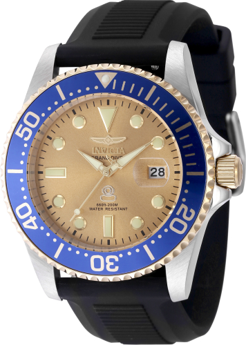 Invicta Pro Diver 42mm Gold Dial Quartz Men's Watch 48216