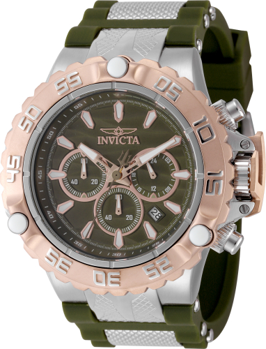 Invicta Subaqua 55mm Rose Gold Dial Quartz Men's Watch 48555