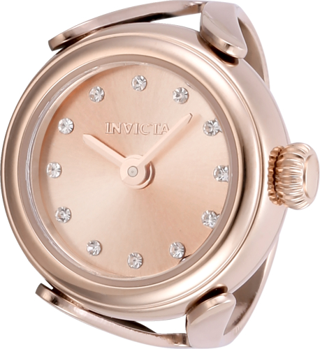 Invicta Mini 18mm Rose Gold Dial Quartz Women's Watch 48575