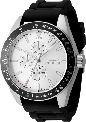 Invicta Aviator 45mm Silver Dial Quartz Men's Watch 48855
