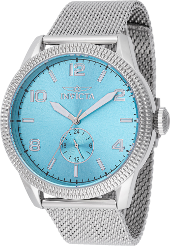 Invicta Vintage 44mm Light Blue Dial Quartz Men's Watch 48914