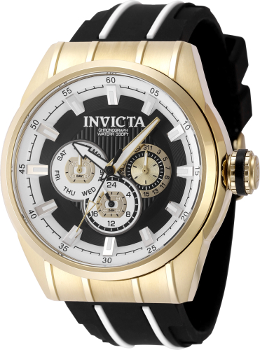 Invicta Speedway 48mm Black Dial Quartz Men's Watch 49055