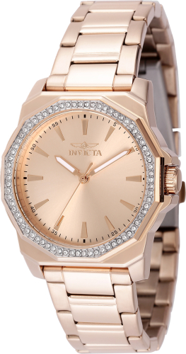 Invicta Speedway 34mm Rose Gold Dial Quartz Women's Watch 49115