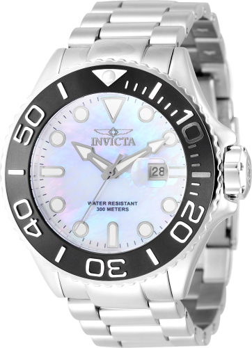 Invicta Grand Diver 52mm White Dial Quartz Men's Watch 49153