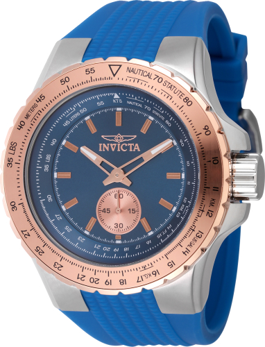 Invicta Aviator 50mm Blue Dial Quartz Men's Watch 49309