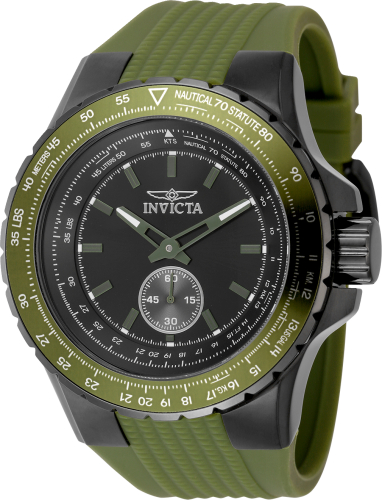 Invicta Aviator 50mm Black Dial Quartz Men's Watch 49311