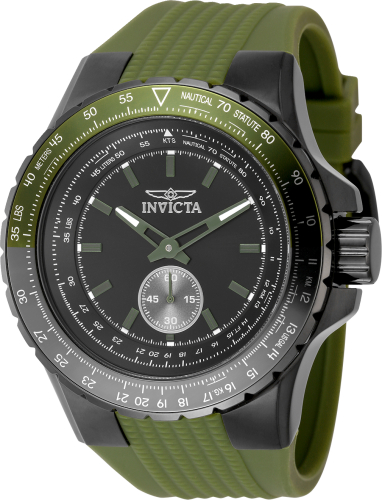 Invicta Aviator 50mm Black Dial Quartz Men's Watch 49323