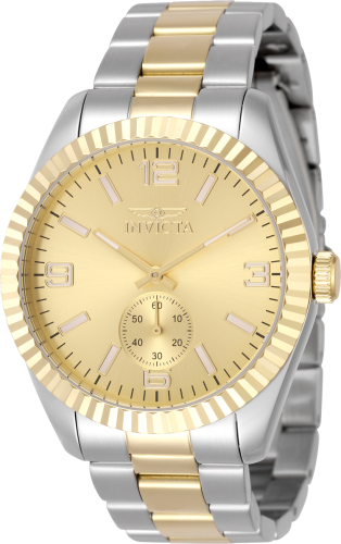Invicta Specialty 43mm Gold Dial Quartz Men's Watch 49388