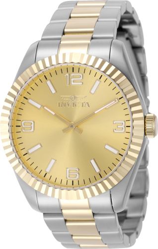 Invicta Specialty 43mm Gold Dial Quartz Men's Watch 49679