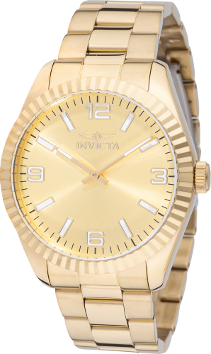 Invicta Specialty 43mm Gold Dial Quartz Men's Watch 49682