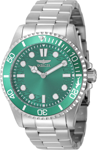 Invicta Pro Diver 43mm Green Dial Quartz Men's Watch 49695