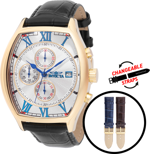 Invicta Specialty 43mm Silver Dial Quartz Men's Watch 49840