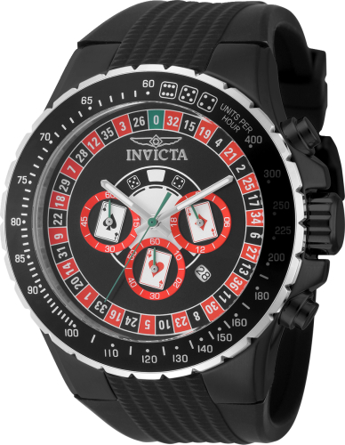 Invicta Aviator 50mm Black Dial Quartz Men's Watch 49849