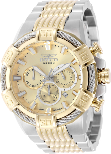 Invicta Bolt 51mm Gold Dial Quartz Men's Watch 49902