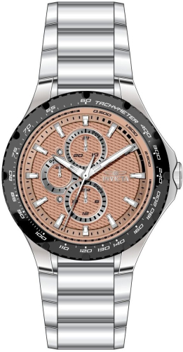Invicta Aviator 44mm Pink Dial Quartz Men's Watch 50102