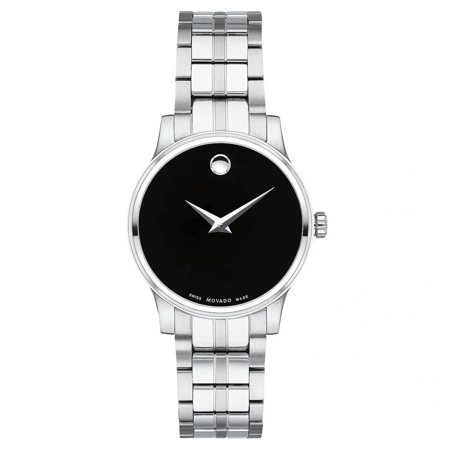 Movado Classic 28mm Black Dial Quartz Women's Watch 0607537