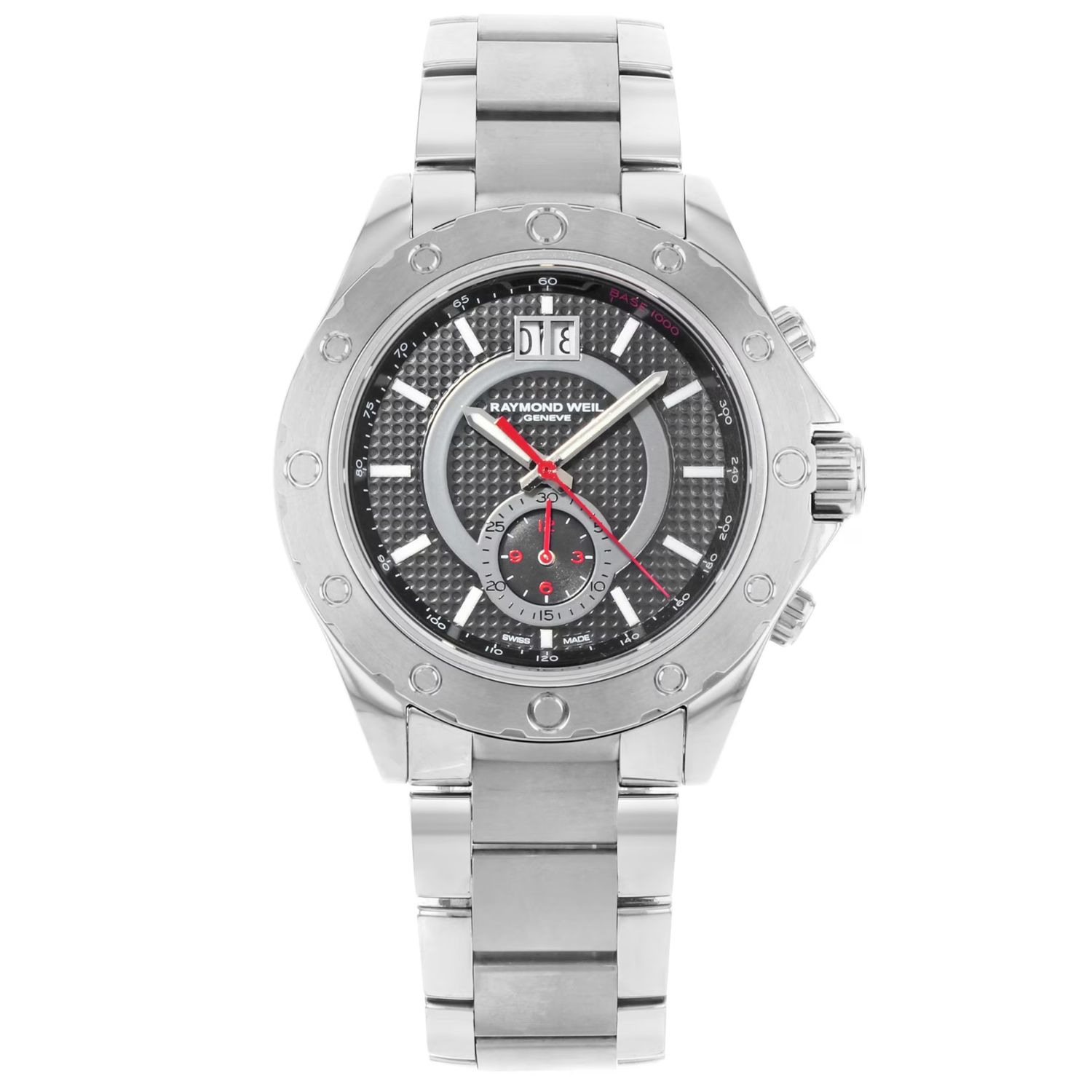 Raymond Weil RW Sport 44mm Black Dial Quartz Men's Watch 8600-ST-20001
