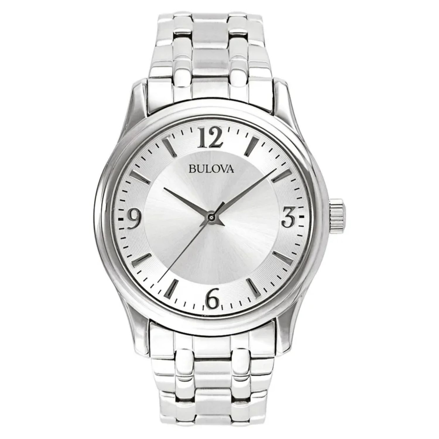 Bulova Minimalist 38mm Silver Dial Quartz Men's Watch 96A000