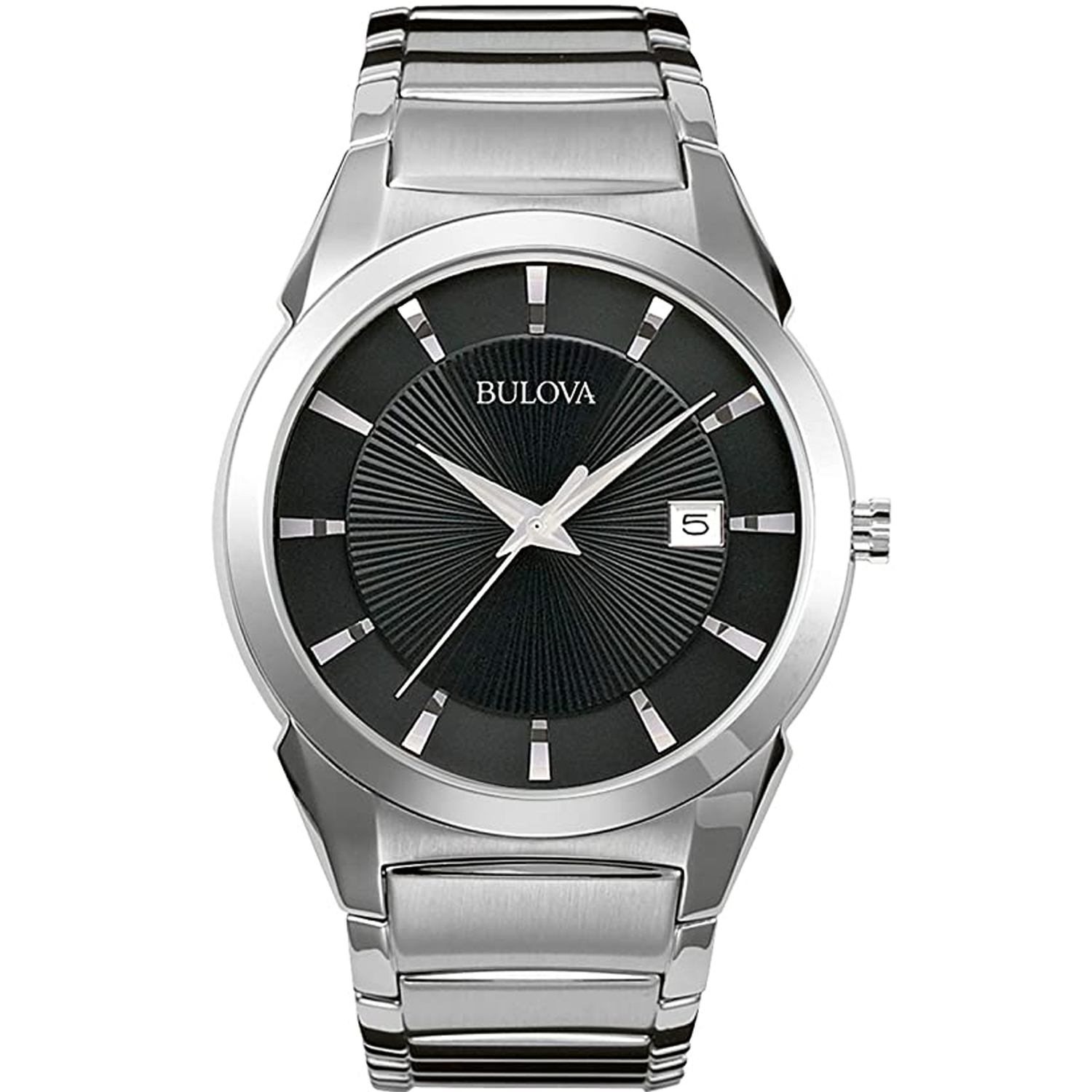 Bulova Classic 38mm Black Dial Quartz Men's Watch 96B149