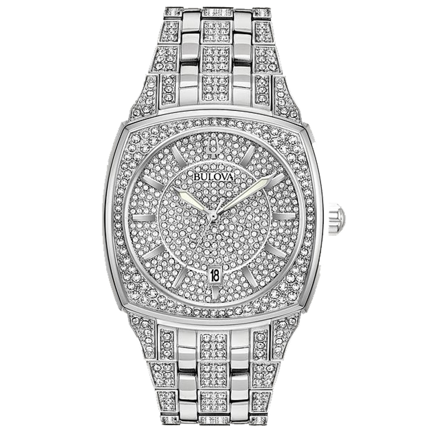 Bulova Phantom 40mm Silver Dial Quartz Men's Watch 96B296
