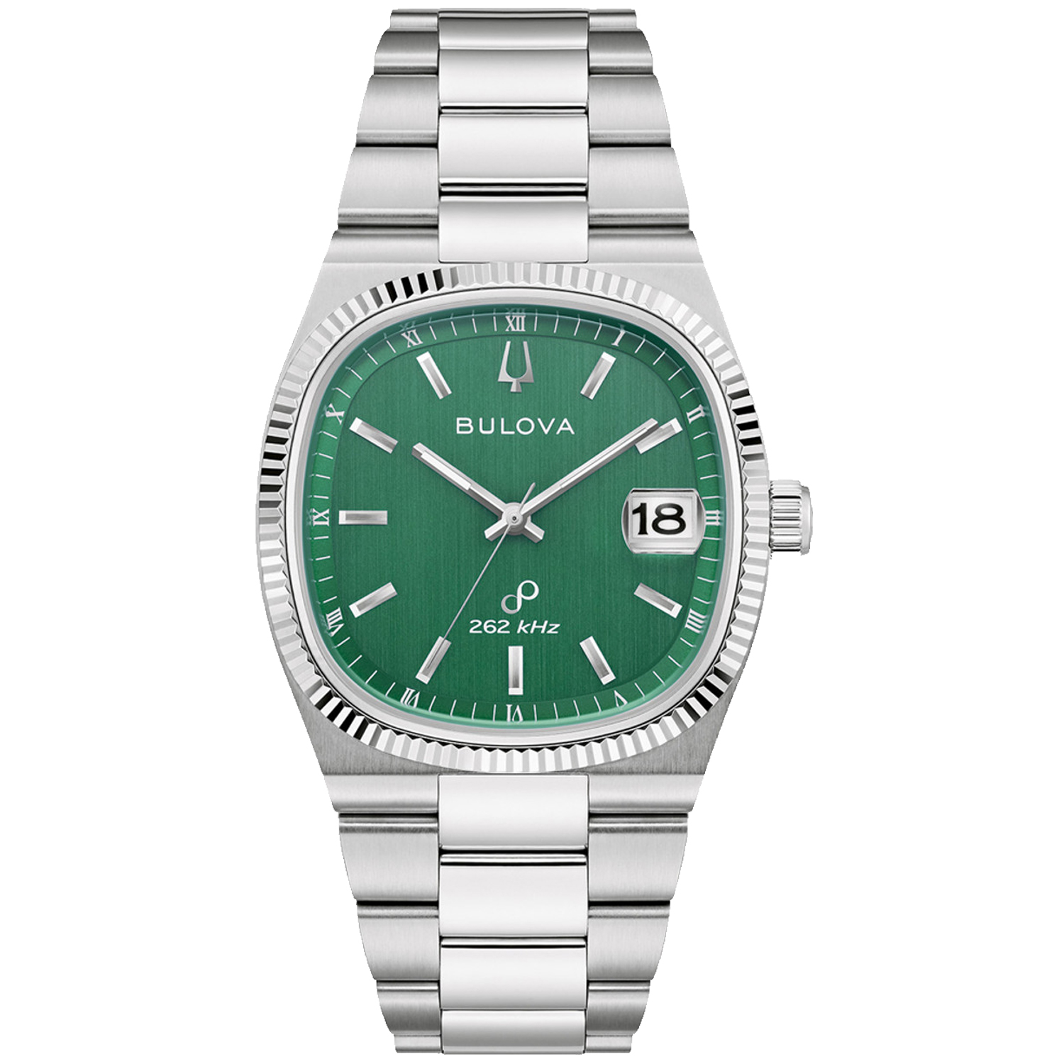 Bulova Super Seville 37.5mm Green Dial Quartz Men's Watch 96B439