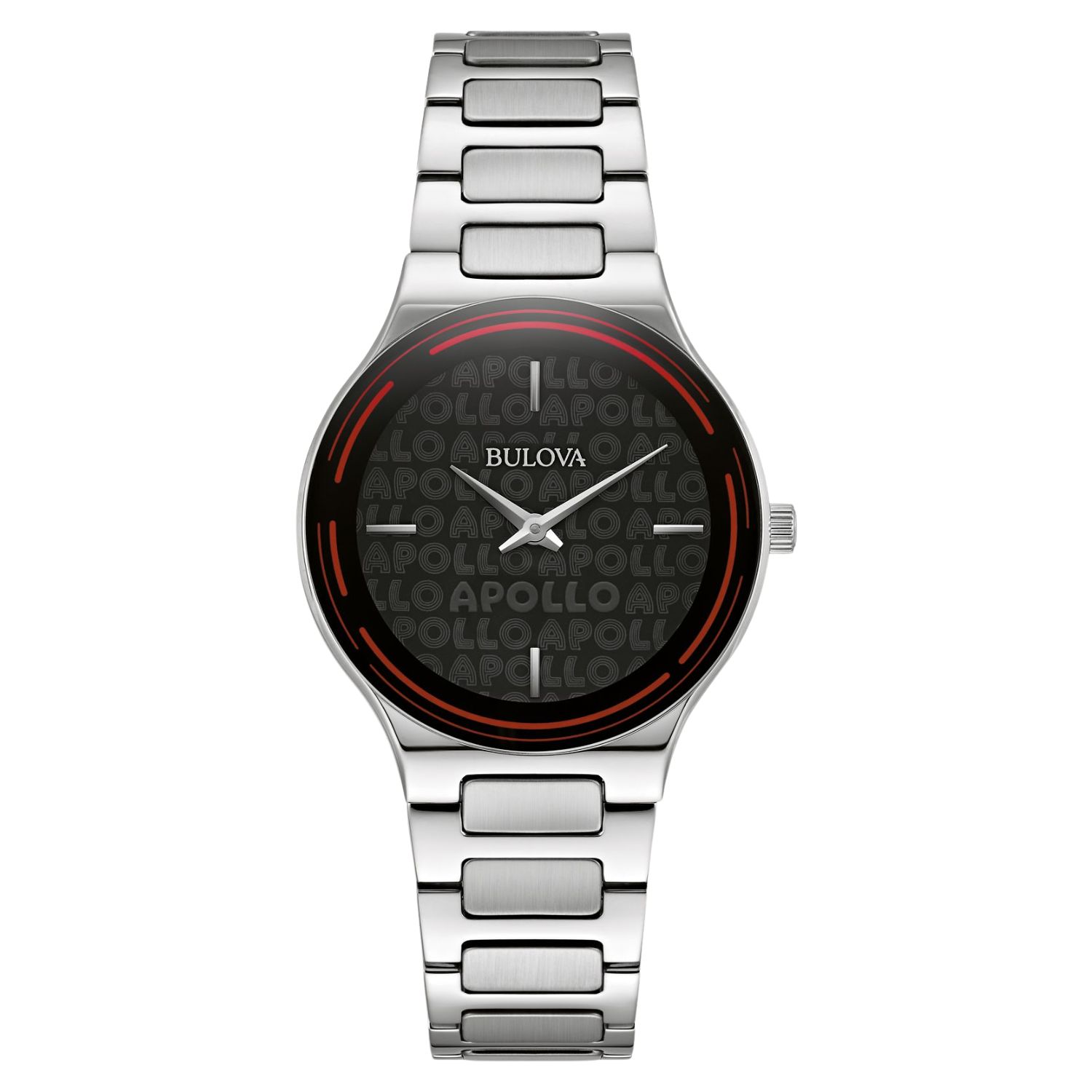 Bulova Apollo 32mm Black Dial Quartz Women's Watch 96L309
