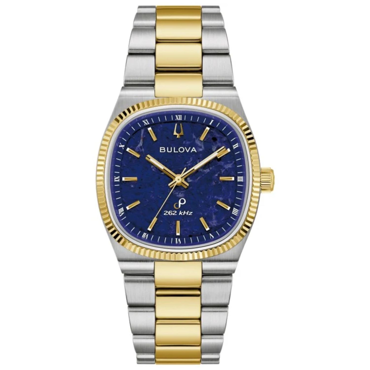 Bulova Super Seville 35mm Blue Dial Quartz Men's Watch 98A337
