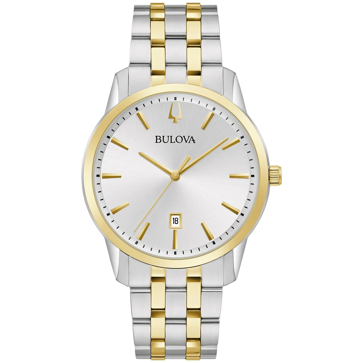 Bulova Classic 40mm Silver Dial Quartz Men's Watch 98B385