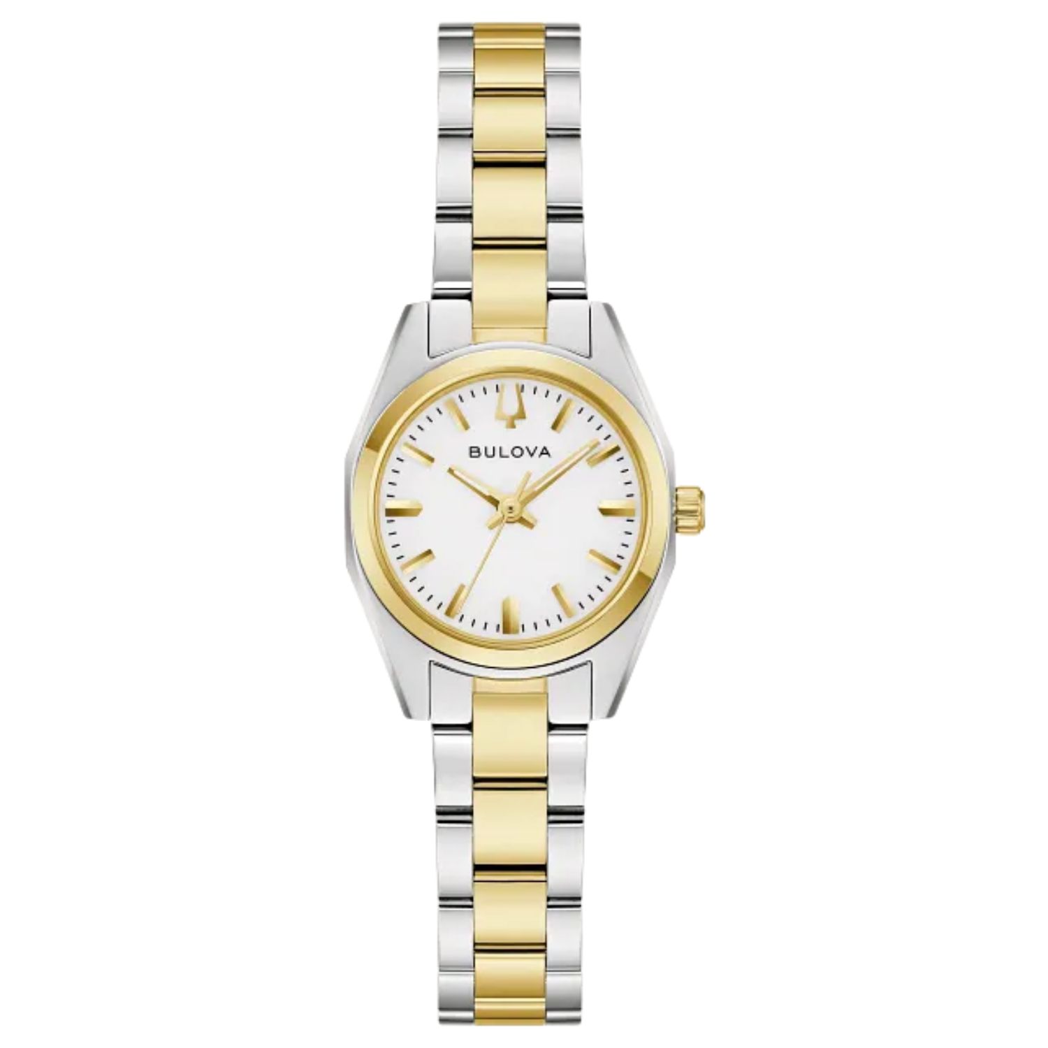 Bulova Surveyor 23mm White Dial Quartz Women's Watch 98L331
