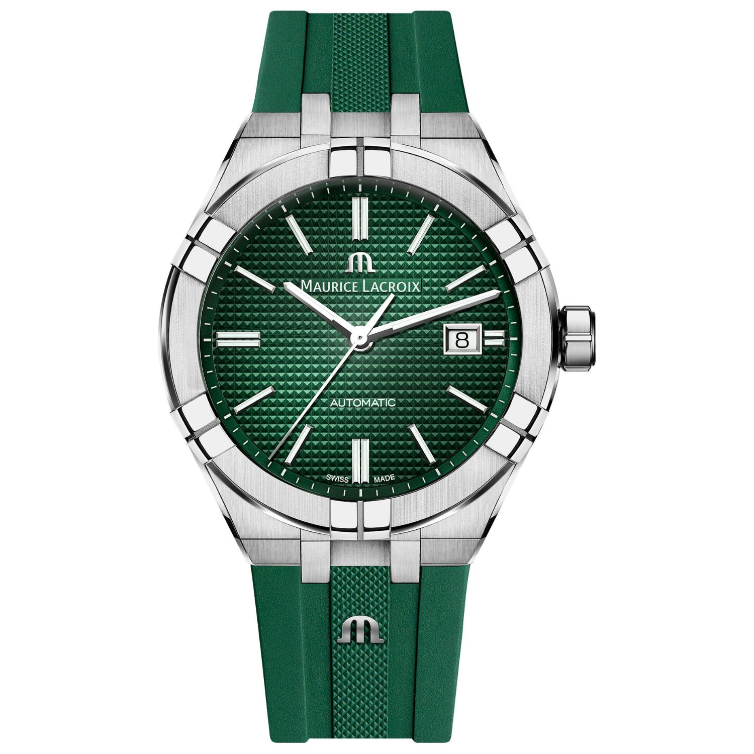 Maurice Lacroix Aikon 42mm Green Dial Automatic Men's Watch AI6008-SS000-630