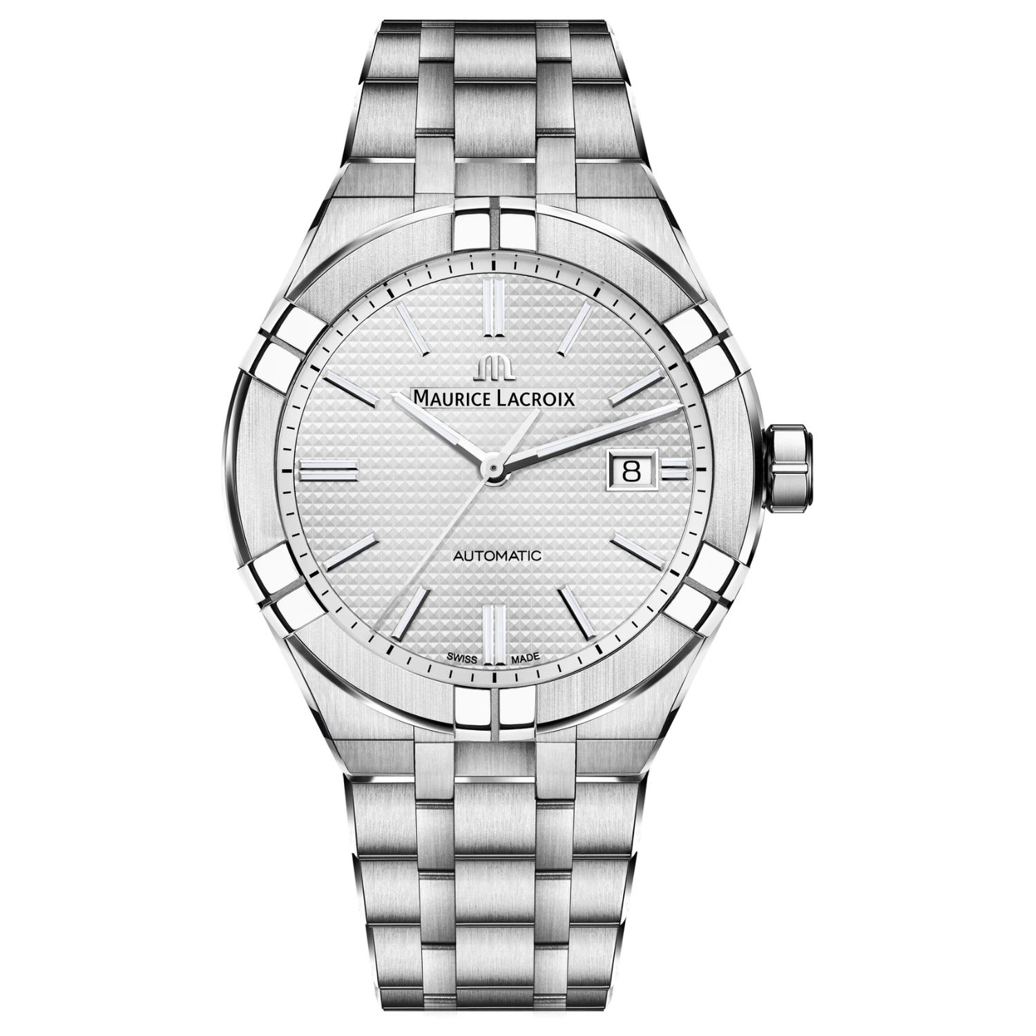 Maurice Lacroix Aikon 42mm Silver Dial Automatic Men's Watch AI6008-SS002-130