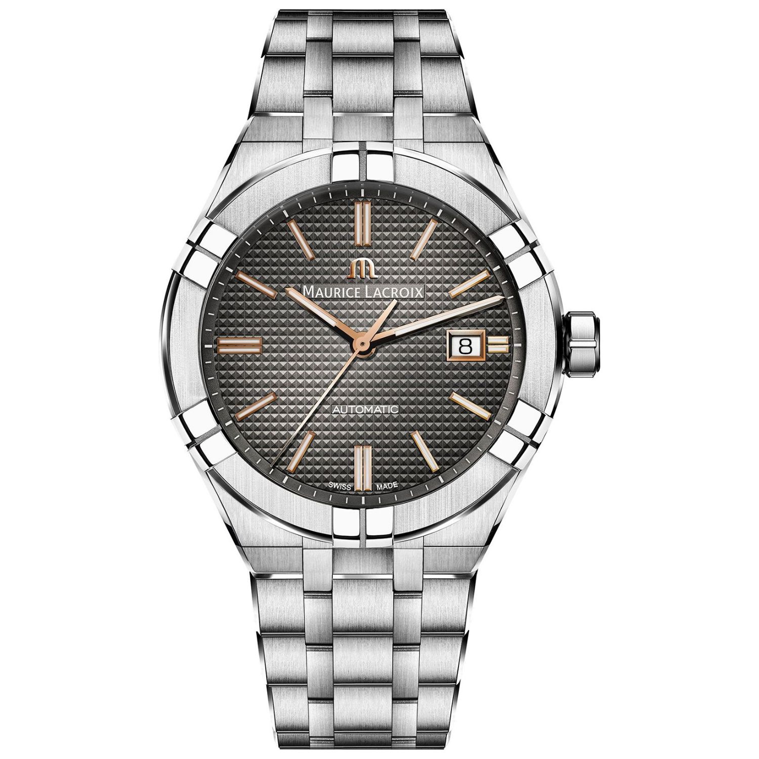 Maurice Lacroix Aikon 42mm Grey Dial Automatic Men's Watch AI6008-SS002-331