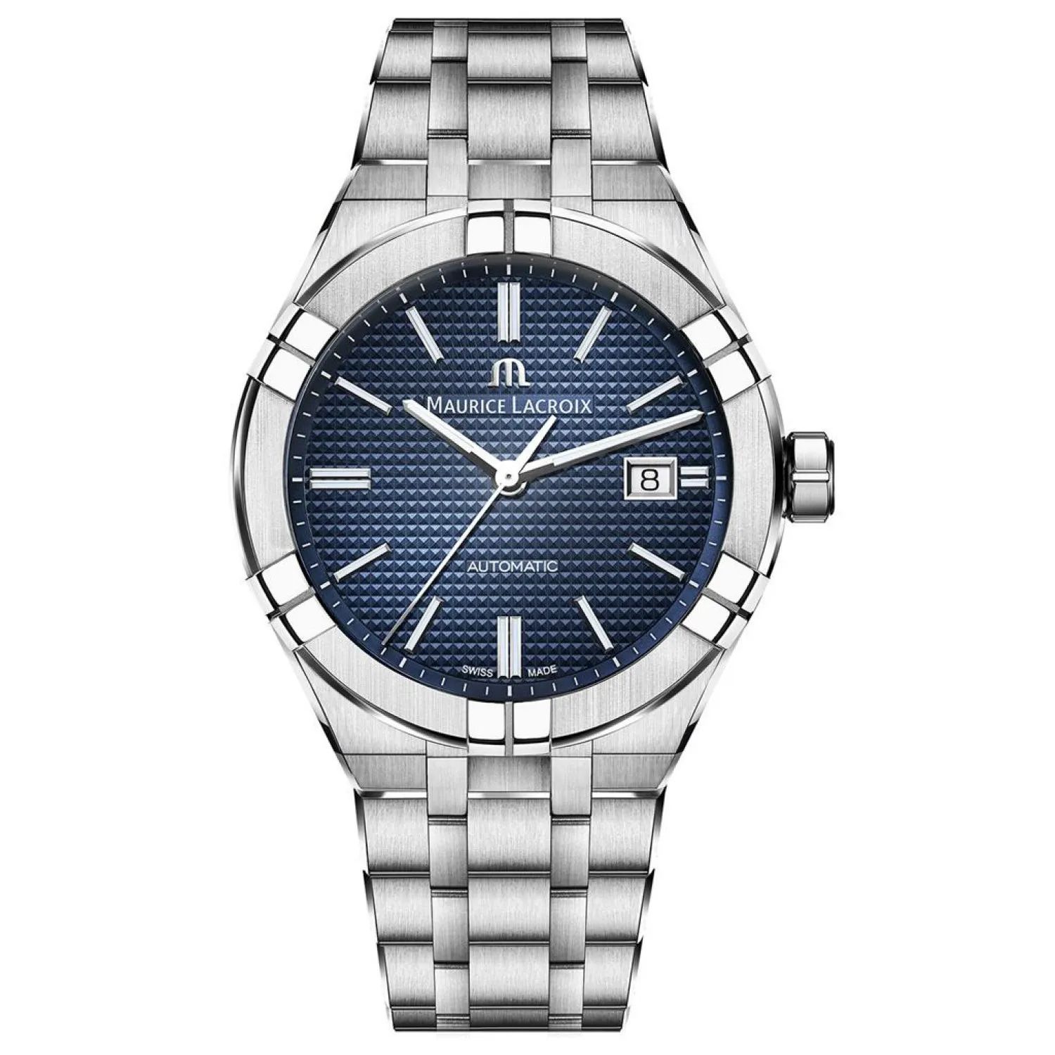 Maurice Lacroix Aikon 42mm Blue Dial Automatic Men's Watch AI6008-SS002-430