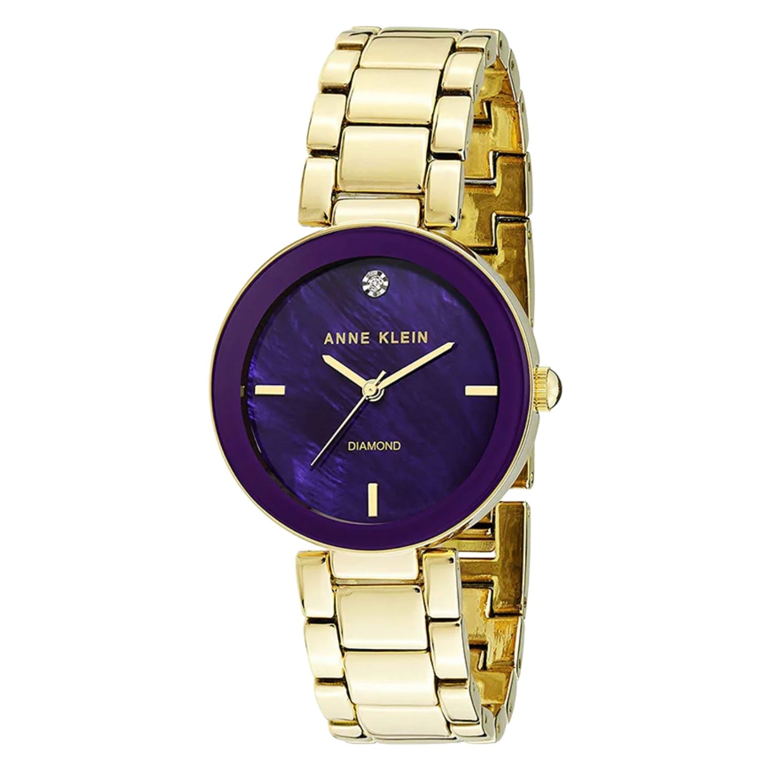 Anne Klein New York 32mm Purple Dial Quartz Women's Watch AK/1362PRGB