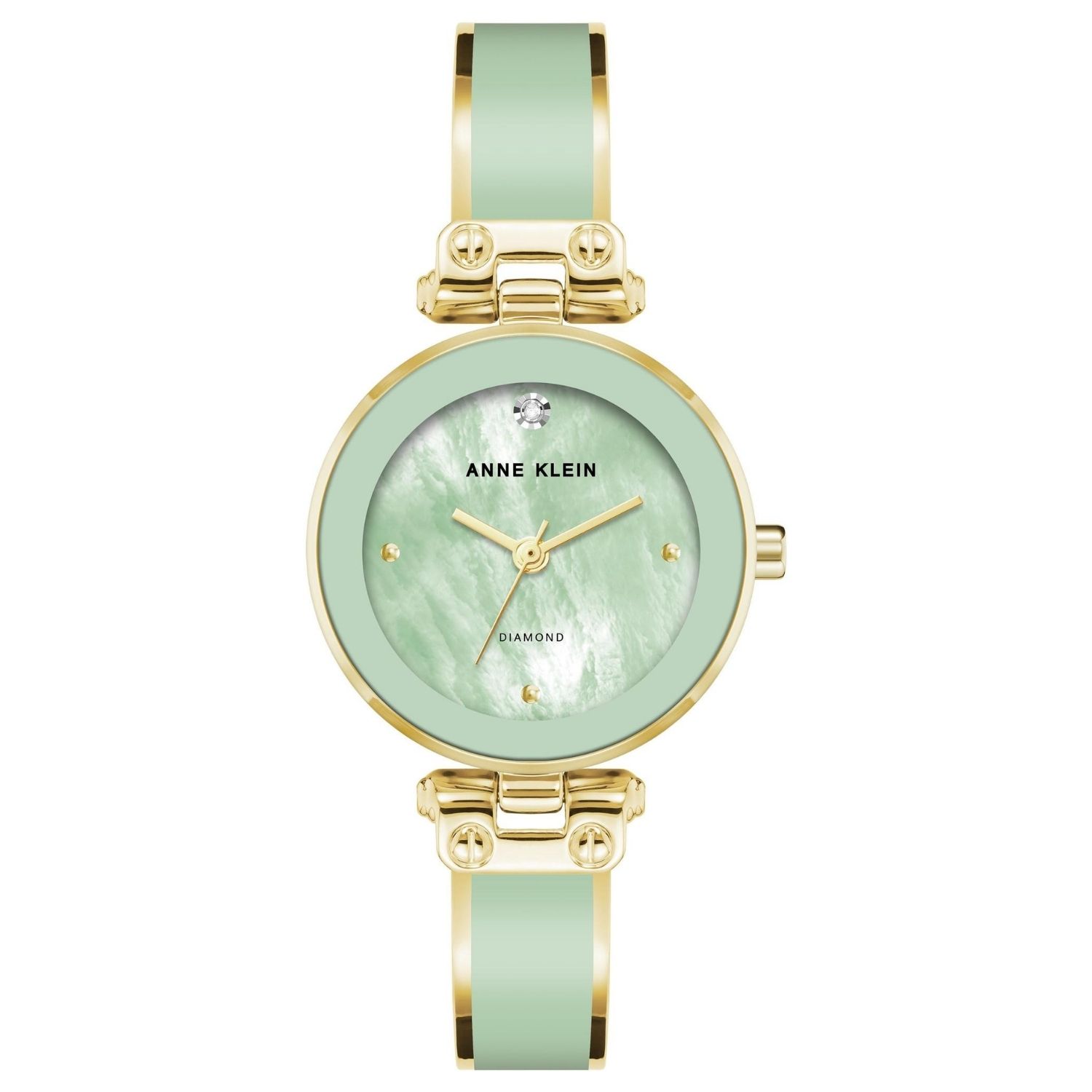 Anne Klein Accented 30mm Green Dial Quartz Women's Watch AK/1980MIGB