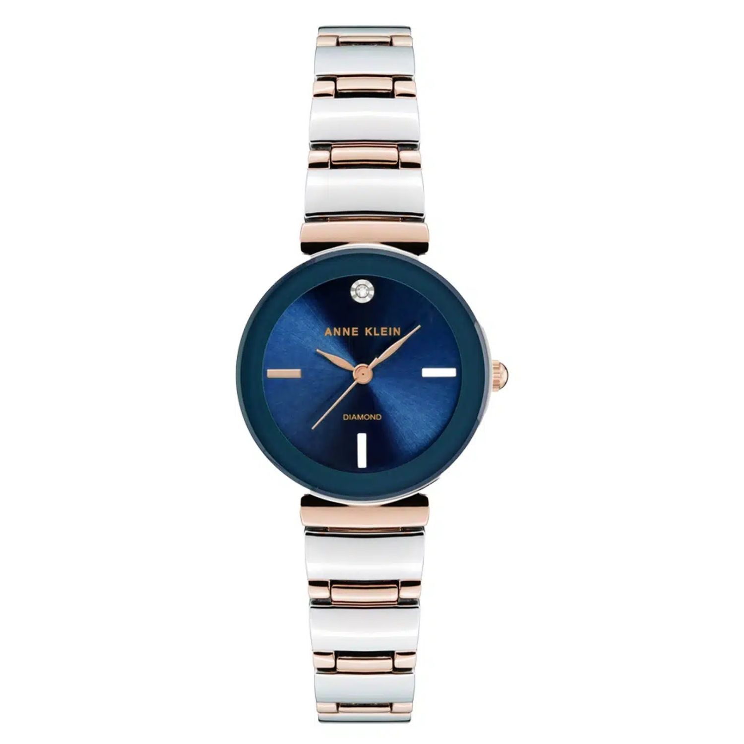Anne Klein Accented 28mm Blue Dial Quartz Women's Watch AK/2435NVRT