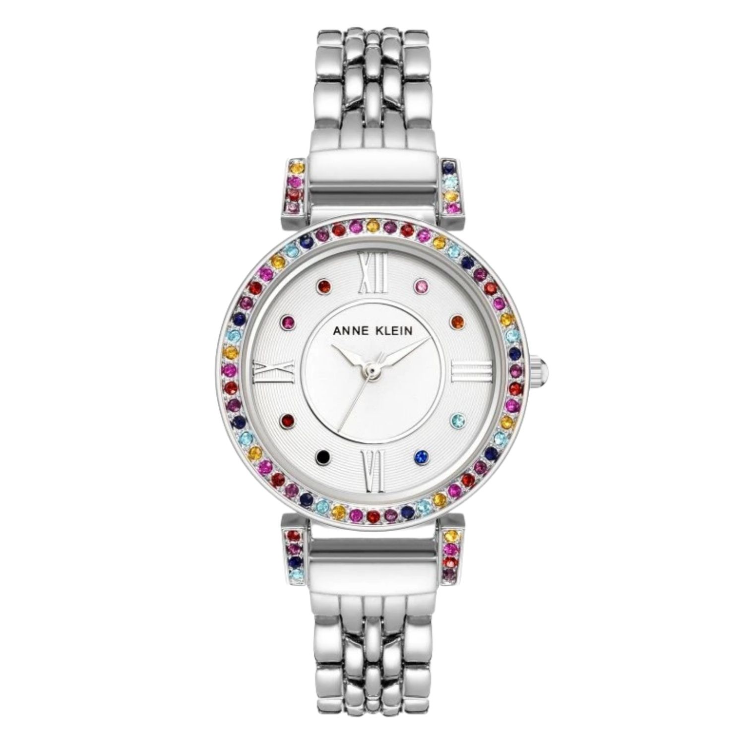Anne Klein Accented 30mm White Dial Quartz Women's Watch AK/2929RBSV
