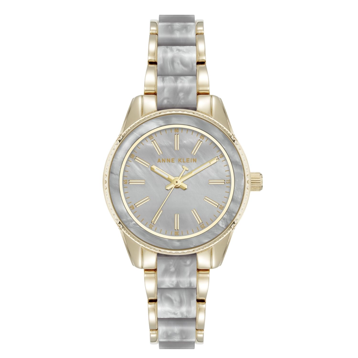 Anne Klein Classic 30mm Grey Dial Quartz Women's Watch AK/3212LGGB