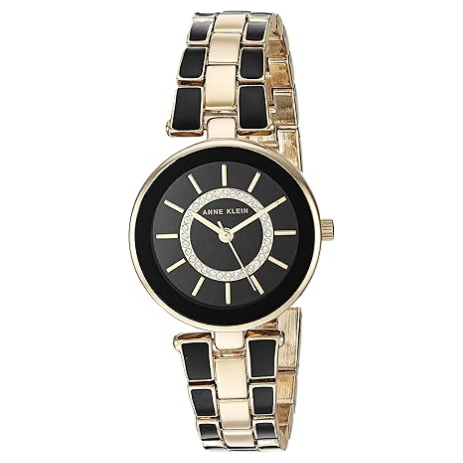 Anne Klein Premium 28mm Black Dial Quartz Women's Watch AK/3286BKST